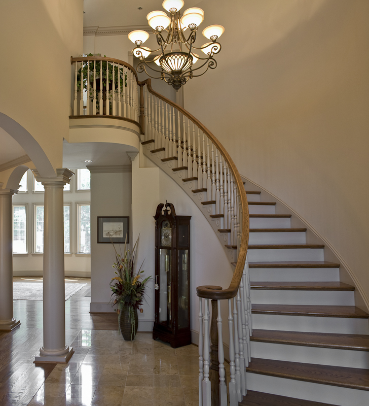elegant stair case