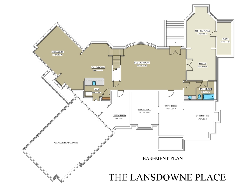 floorplan of Landsdowne Estate