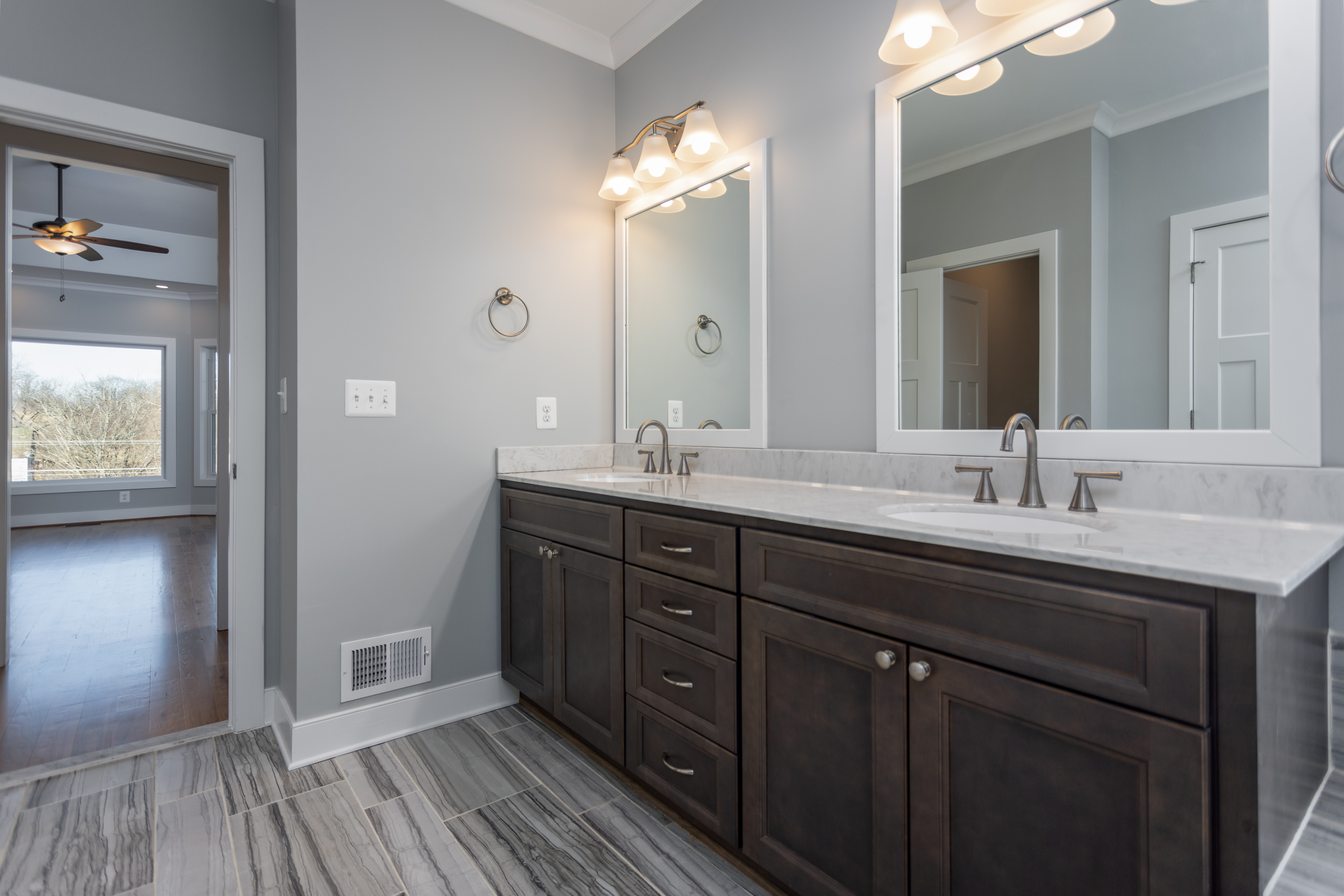 Cypress craftsman style bath 2