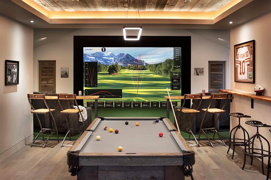 Man Cave in house theatre