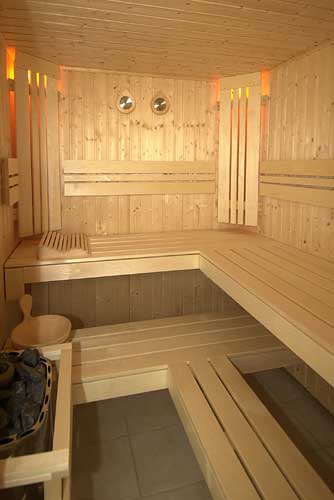 Custom home Sauna