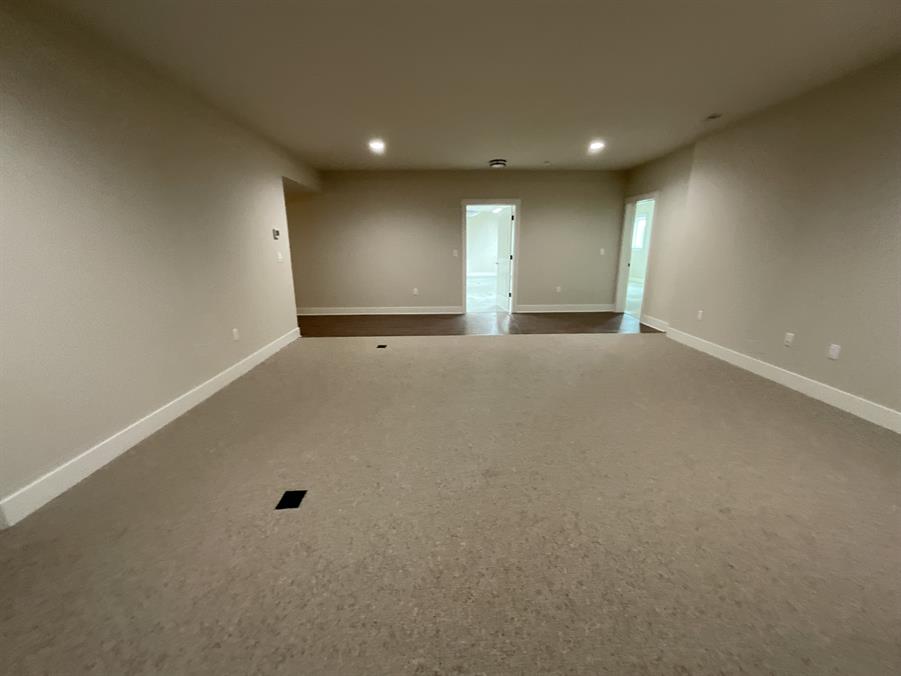 Basement rec room