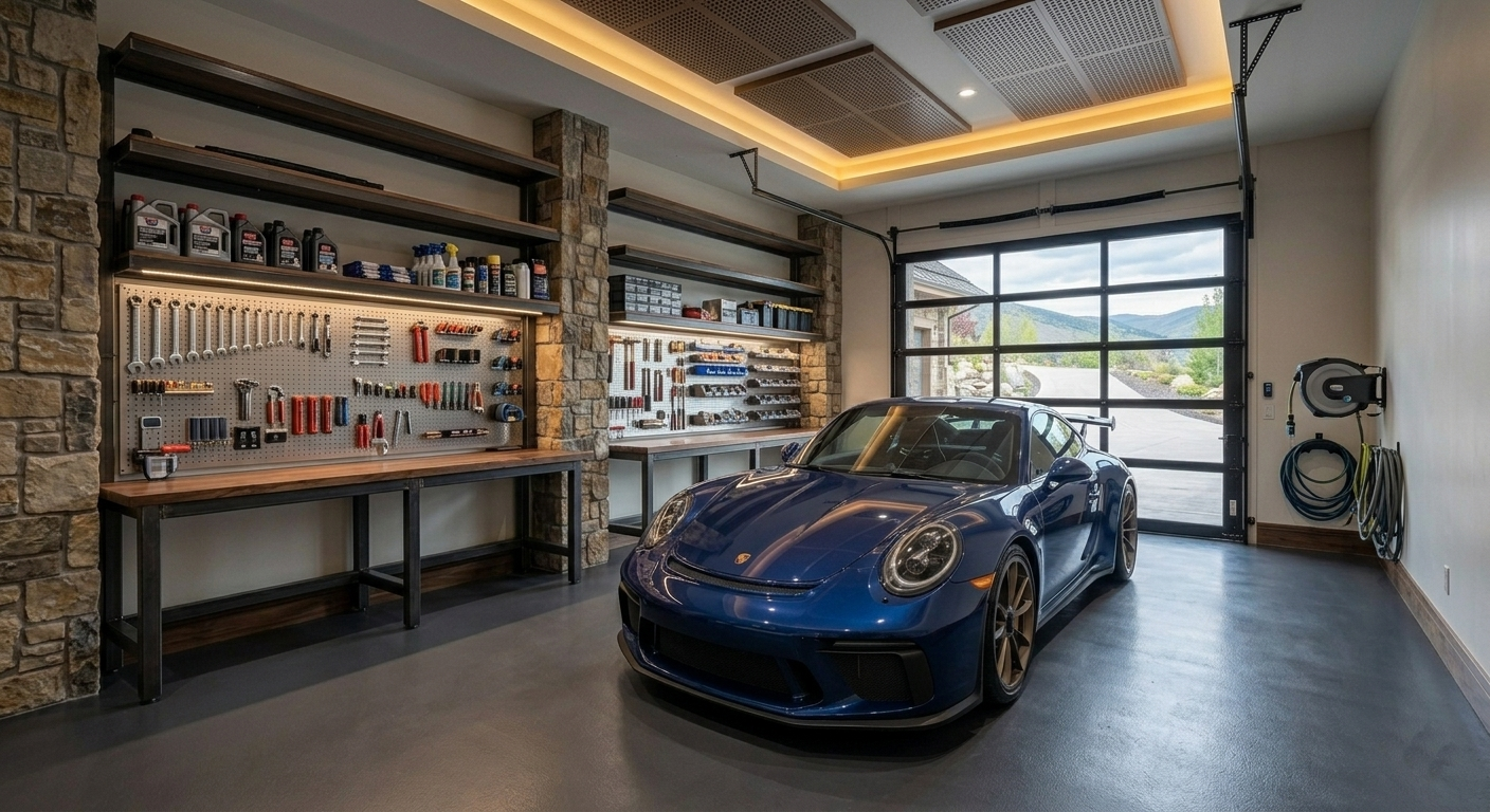 custom garage floor